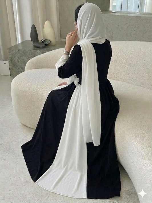 élégante robe hijab pour femme