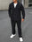 Ensemble de costume décontracté pour homme avec col canon style cavalheiro  pour homme.